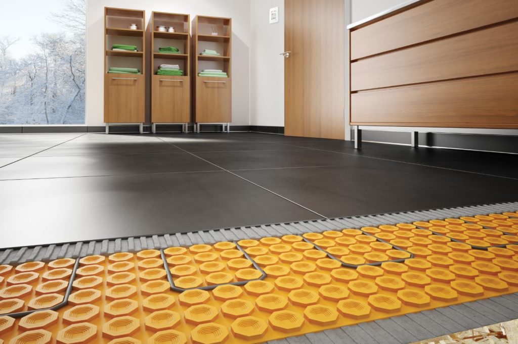 Floors With An In Floor Heating, How To Heat Tile Floors
